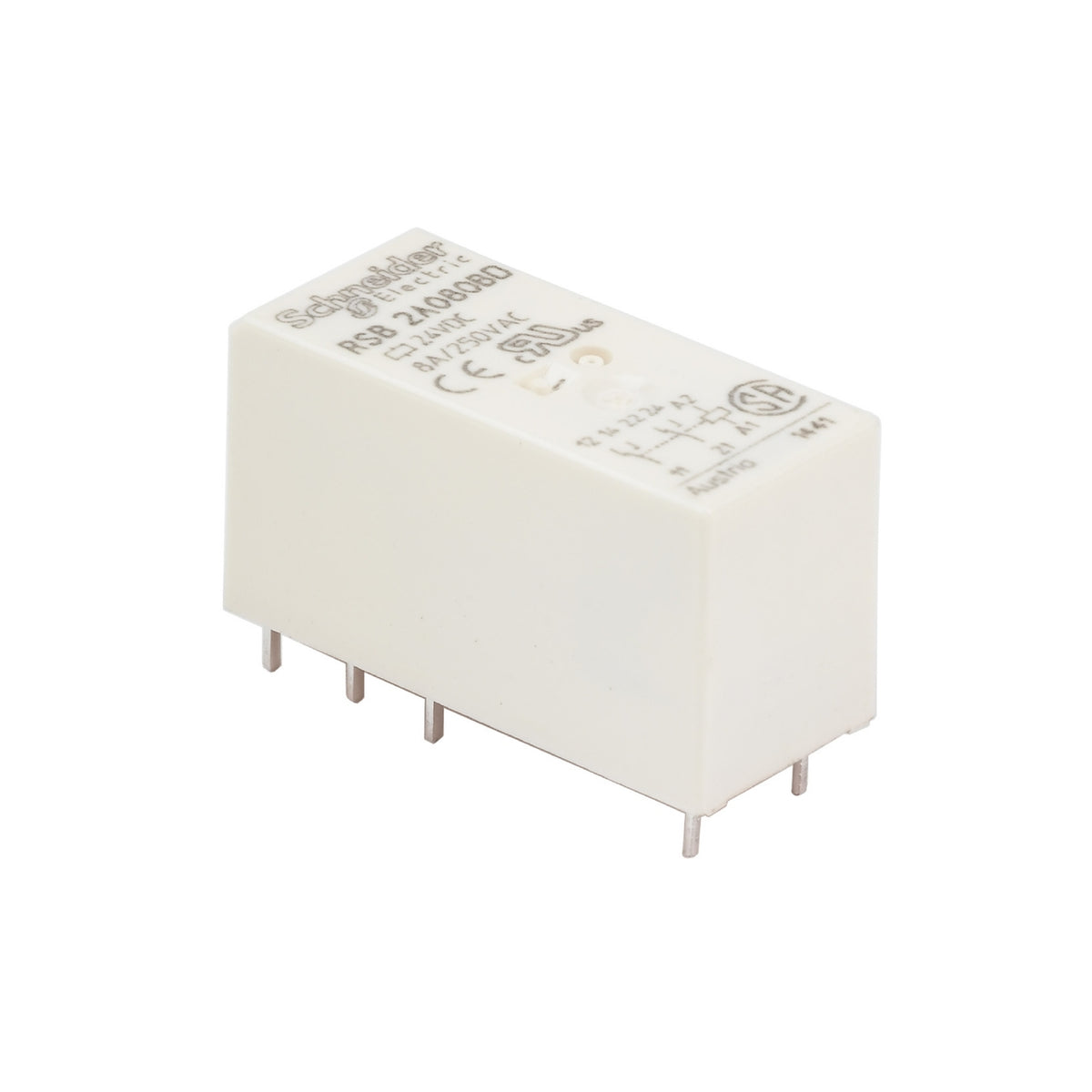 Interface Plug-IN Relay-Harmony Rsb-2 C/o-24 V DC-8 A Schneider Electric RSB2A080BD