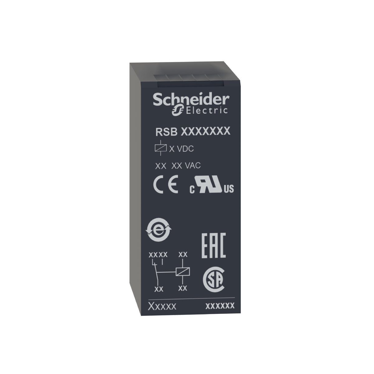 Interface Plug-IN Relay-Harmony Rsb-2 C/o-24 V DC-8 A Schneider Electric RSB2A080BD