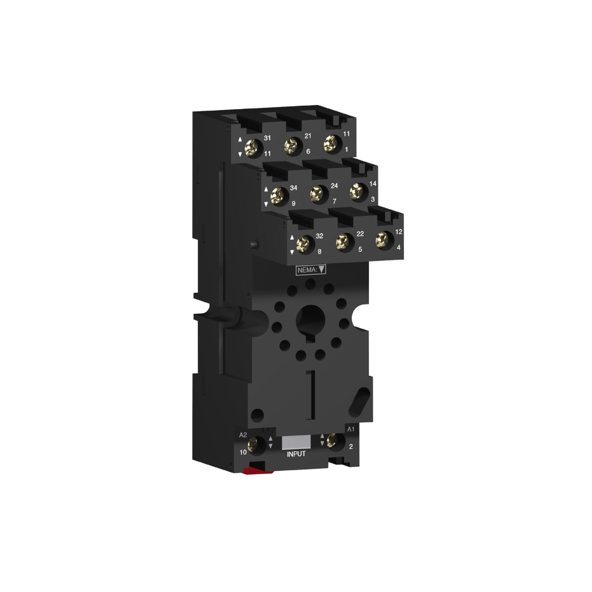 Toma para Relevador Universal-Harmony Ruz-con Contactos Independientes-Conectores Schneider Electric RUZSC3M