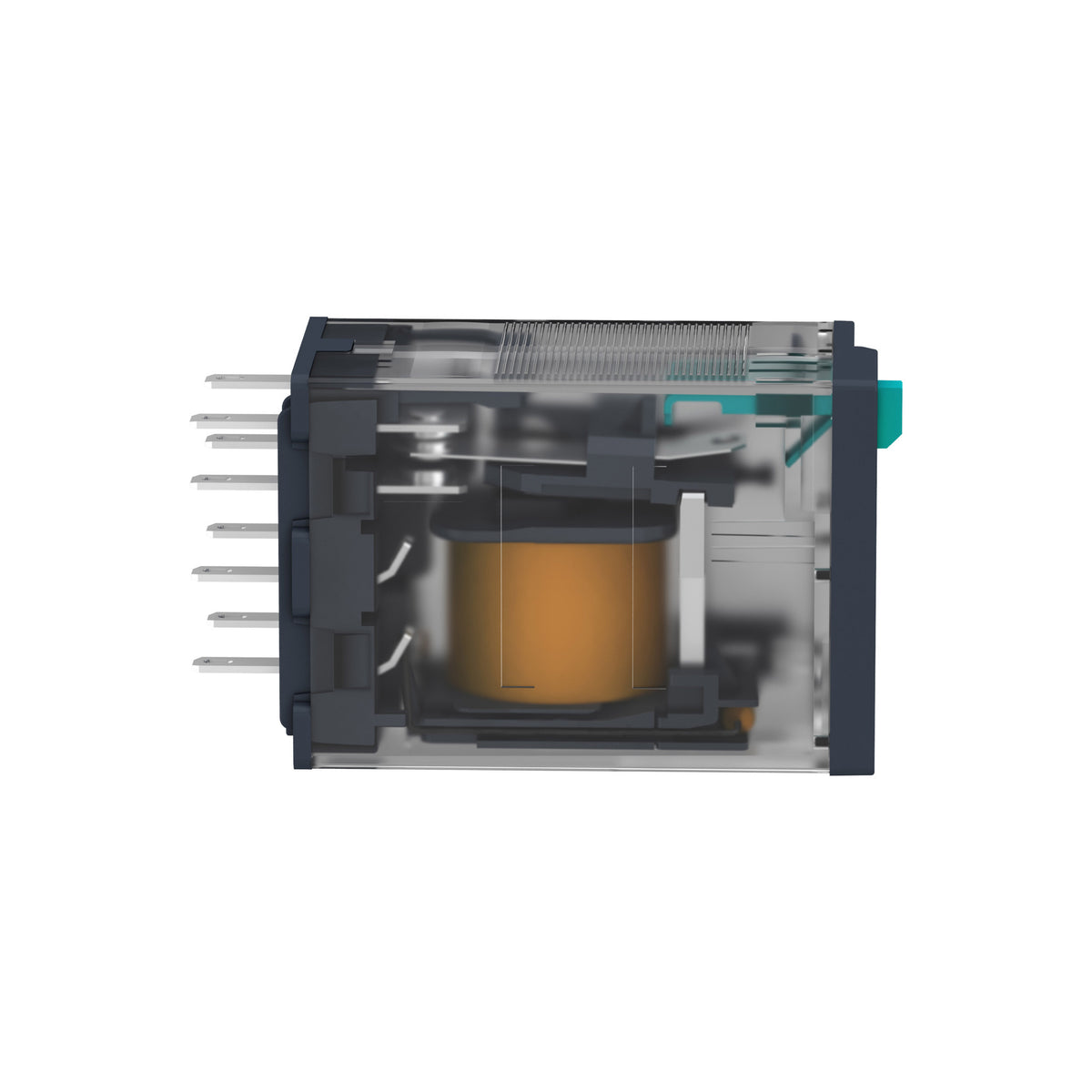 Relevador de Miniatura Enchufable-Harmony Rxm-2 CA-24 V CC-LED Schneider Electric RXM2AB2BD
