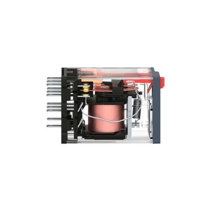 Relevador de Miniatura Enchufable-Harmony Rxm-3 CA-120 V CA Schneider Electric RXM3AB1F7