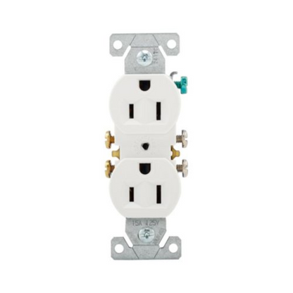 Receptáculo dúplex 2P 3H NEMA 5-15 15A 125V  Blanco Eaton