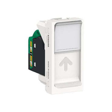Toma de Datos Tipo RJ45 de Orion en Color Blanco de 1 Módulo y 8 Hilos Schneider Electric S70540004