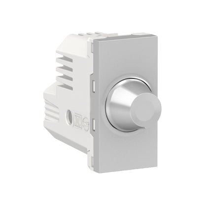 Dimmer Giratorio de Orion de 127/220 VCA, 1 Módulo, Color Plata, para Focos LED Schneider Electric S70720179