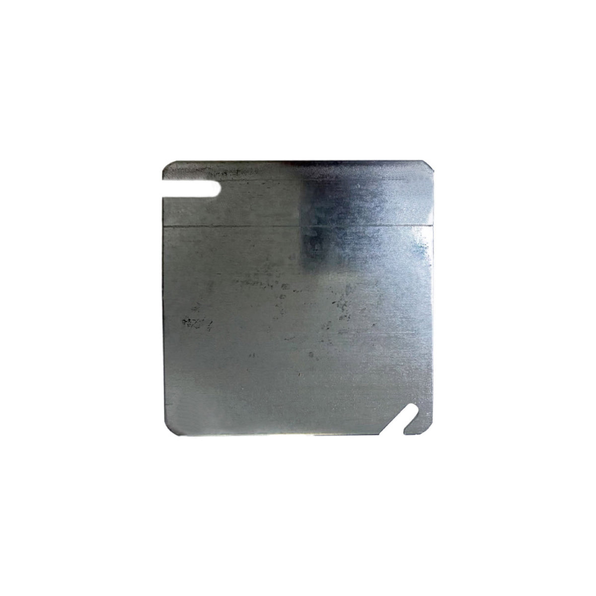 TAPA PLANA CUADRADA 4-11/16 X 4-11/16 CON SALIDA DE 1/2 UL CON-X
