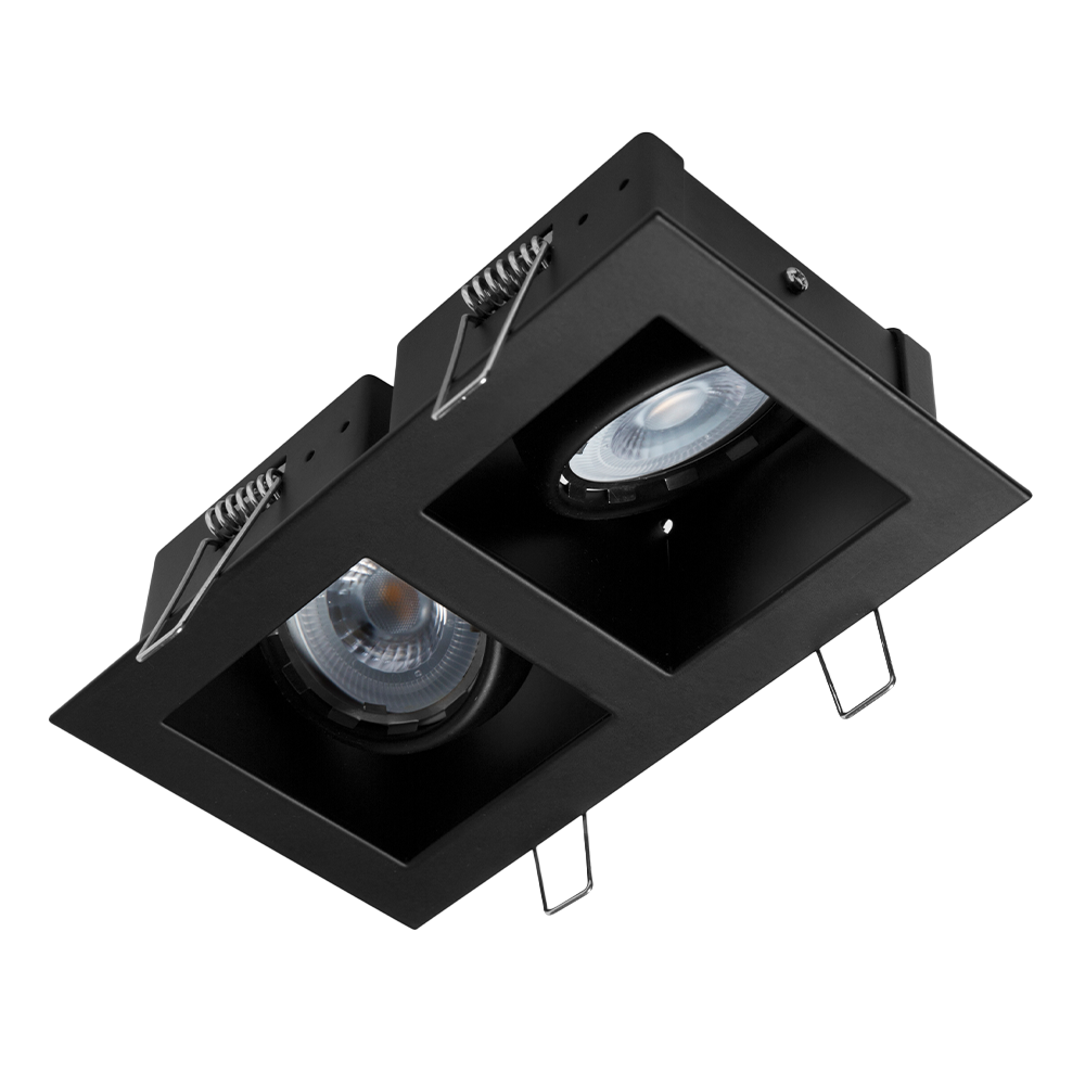 Lámpara de Techo LED Empotrable para Interior Base MR16 X2  50W Illux