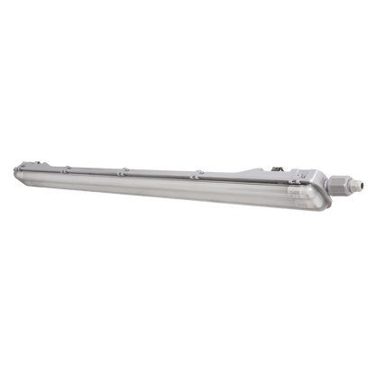 Lámpara gabinete LED 2xT8 G13 2x18W Gris Illux