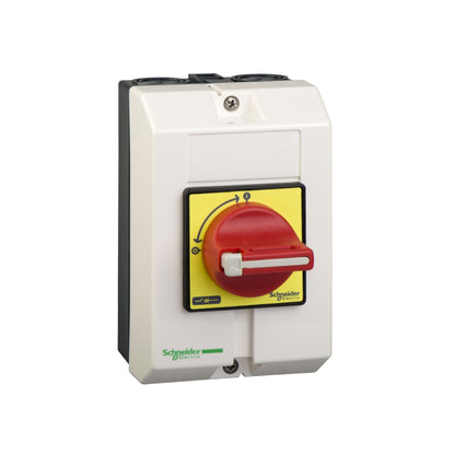 Interruptor Es Seccionadores en Cofre de Paro de Emergencia 25A Schneider Electric VCF1GE