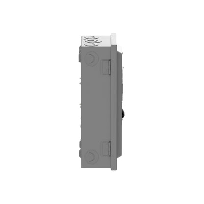 Interruptor de Seguridad, Uso Pesado, con Fusible, Ventana de Visualización, NEMA 1,240 V, 30 A, 3 Polos, Neutro Instalado Schneider Electric VH321N