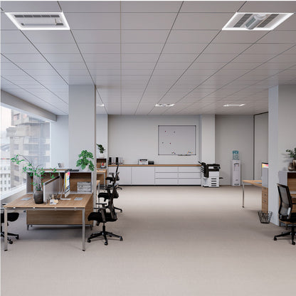 Ventilador LED Fanlight Panel de Empotrar Blanco Illux