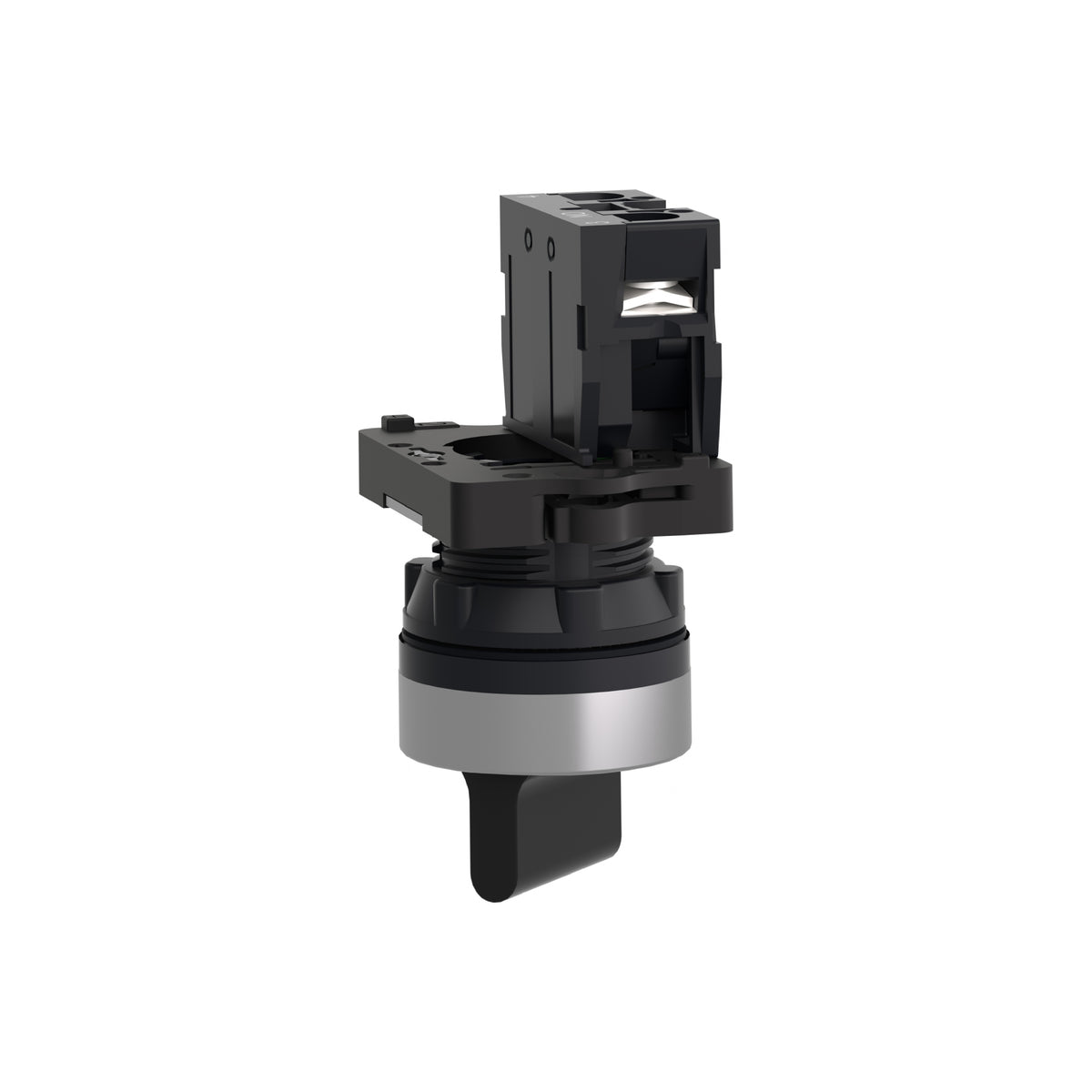 Conmutador Selector Completo, Easy Harmony XA2, Plástico, Negro, 22 mm, 2 Posiciones, Fijo, 1NO Schneider Electric XA2ED21