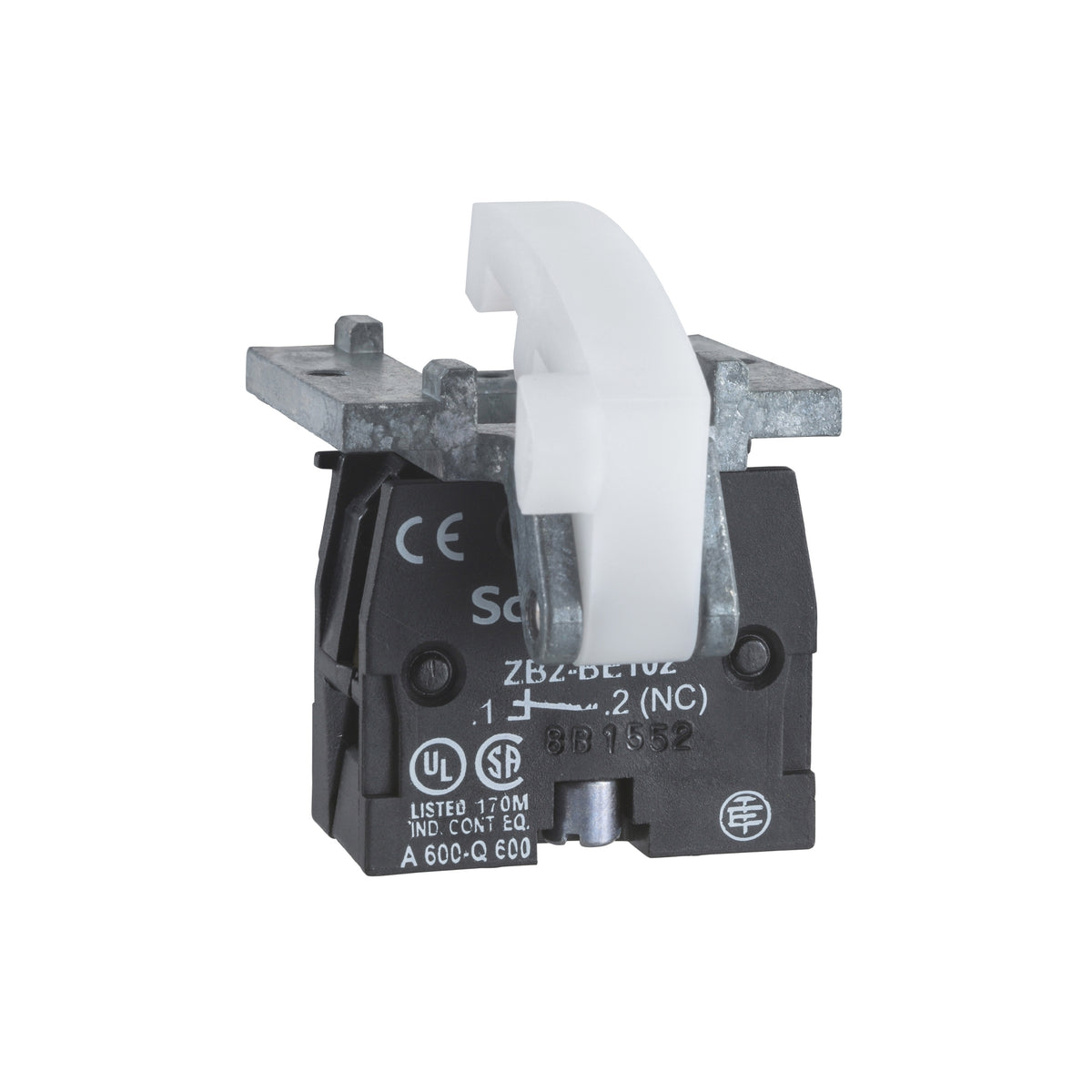 Spring Return Contact Block-1 NC-Base Mounting Schneider Electric XACS102