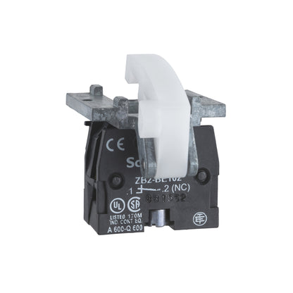 Spring Return Contact Block-1 NC-Base Mounting Schneider Electric XACS102