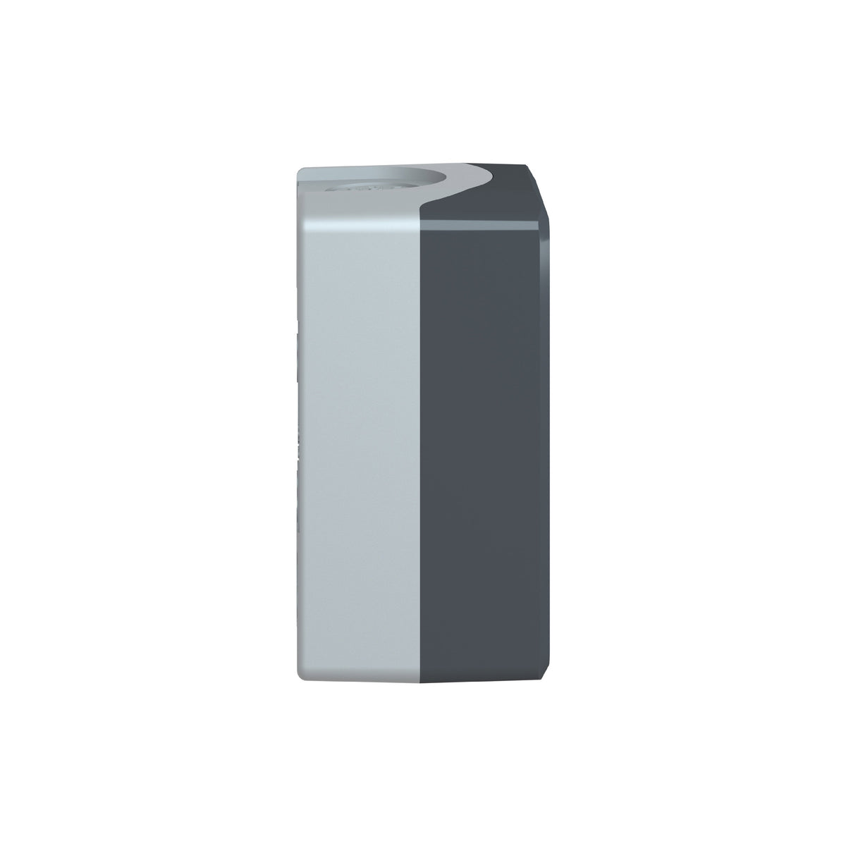 Dark Grey Empty Enclosure Lid With Light Grey Base-2 Cut-Outs Schneider Electric XALD02