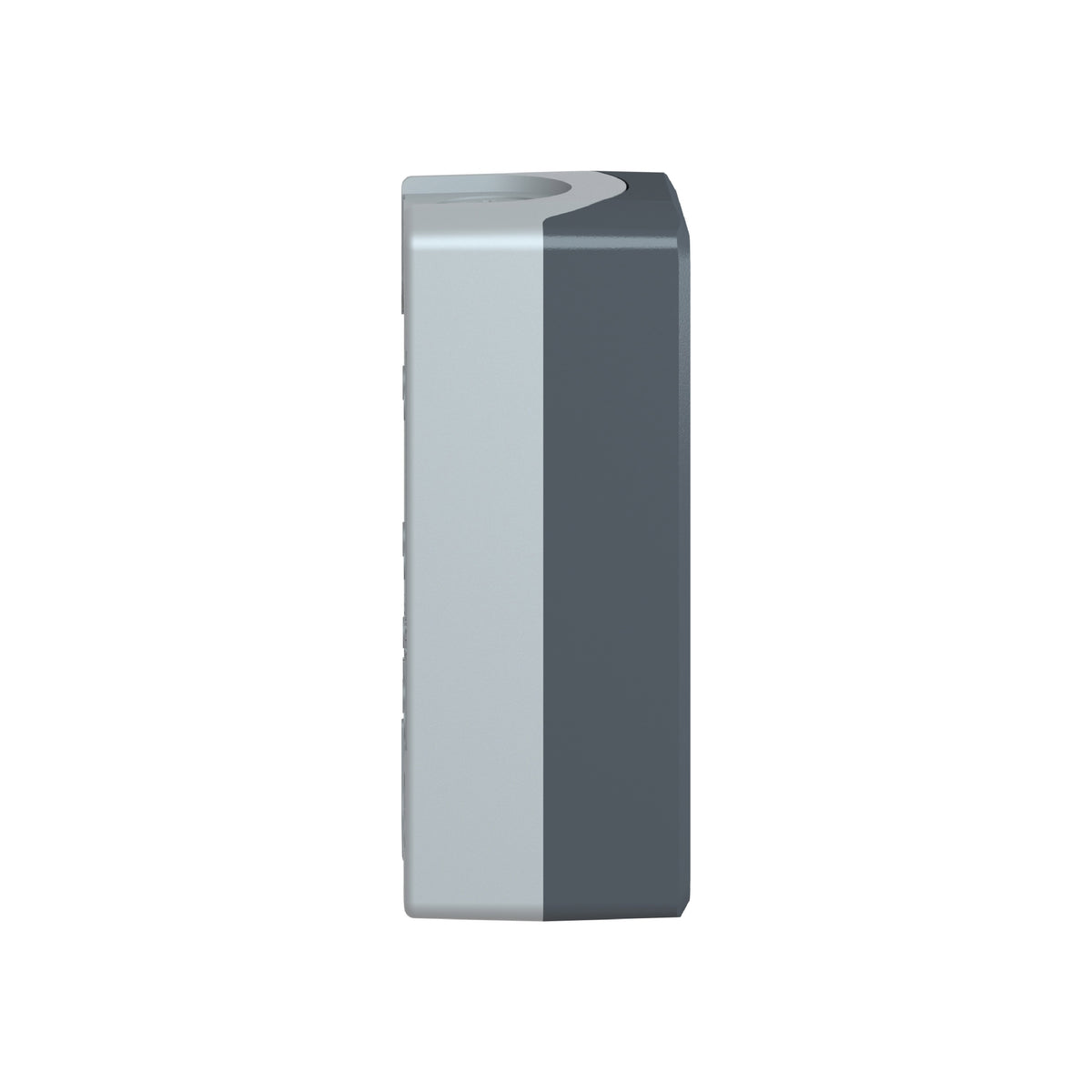 Dark Grey Empty Enclosure Lid With Light Grey Base-3 Cut-Outs Schneider Electric XALD03