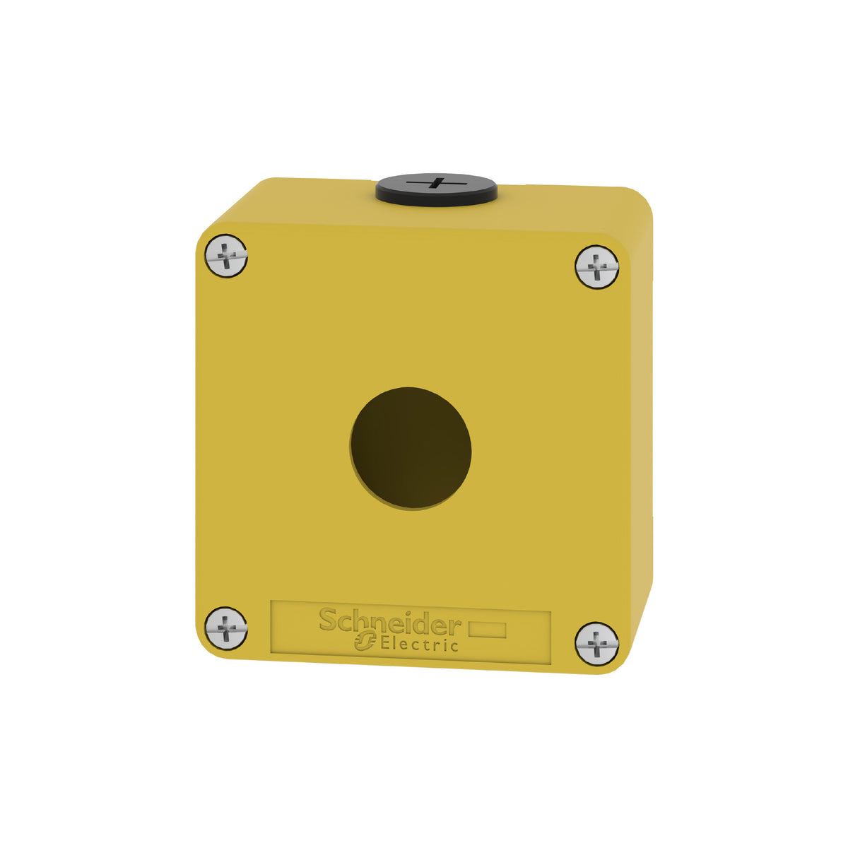 Estación de Control Vacía de Fundición a Presión, Harmony Xap, XB2 Sl, Aleación de Zinc, Amarillo, M20,1 Corte de 22 MM, 80 X 80 X 51,5 MM, UL Culus Schneider Electric XAPK1201
