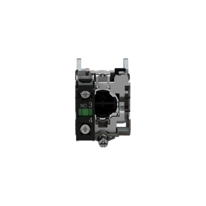 Pulsador, Metal, Harmony XB4, Empotrado, Blanco, 22 MM, Retorno por Resorte, sin Marcar, 1 NO Schneider Electric XB4BA11