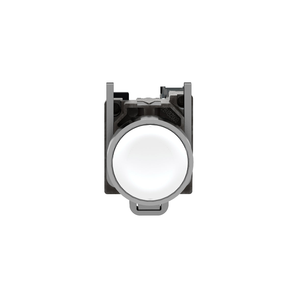 Pulsador, Metal, Harmony XB4, Empotrado, Blanco, 22 MM, Retorno por Resorte, sin Marcar, 1 NO Schneider Electric XB4BA11