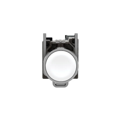 Pulsador, Metal, Harmony XB4, Empotrado, Blanco, 22 MM, Retorno por Resorte, sin Marcar, 1 NO Schneider Electric XB4BA11