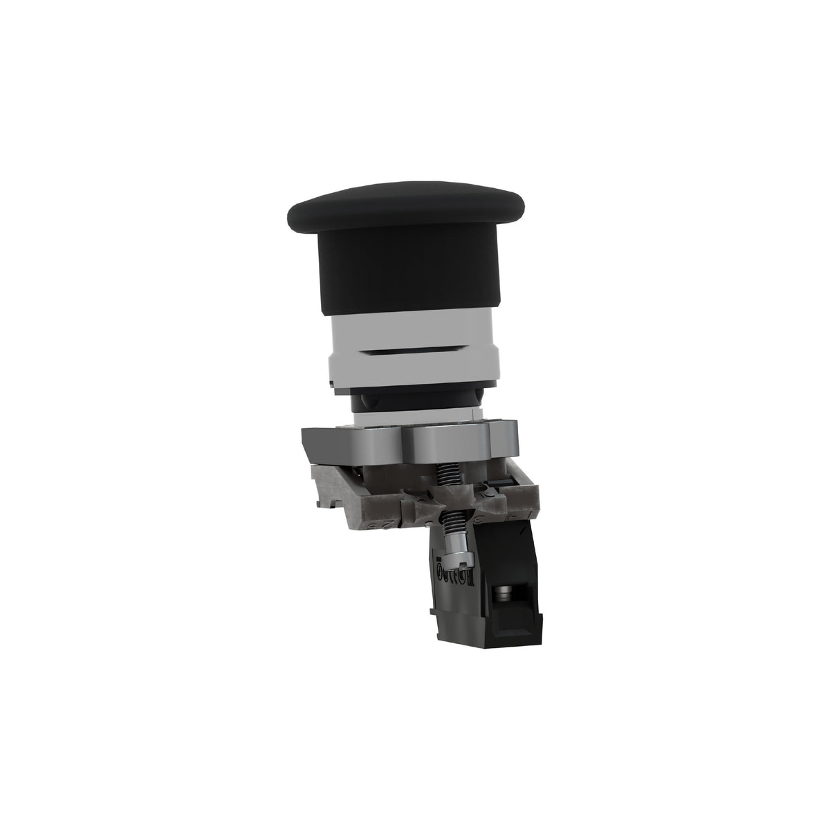Pulsador Negro Ø 22-Cabeza Redonda Ø 40 Schneider Electric XB4BC21