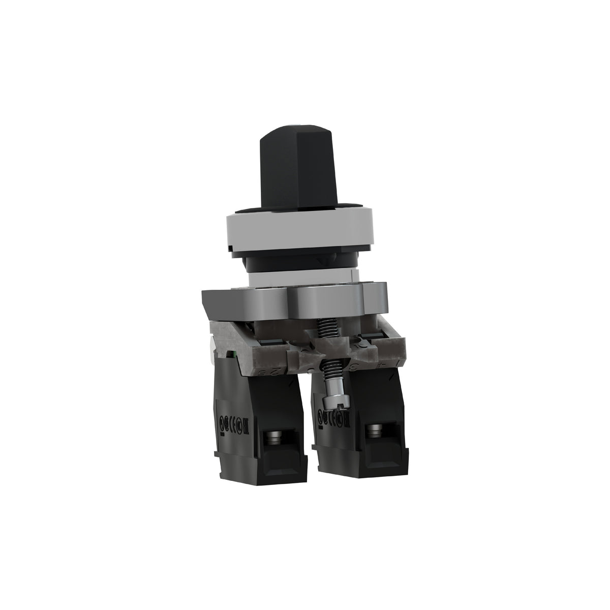 Selector Negro Ø 22 Mango de 3 Posiciones-2 Na Schneider Electric XB4BD53