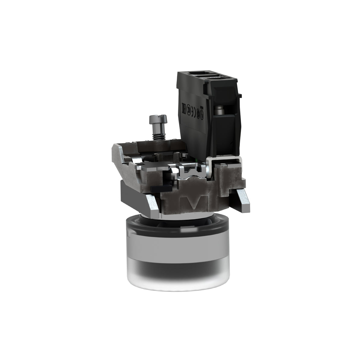 Pulsador Negro Ø 22-Retorno de Resorte-1 Na Schneider Electric XB4BP21