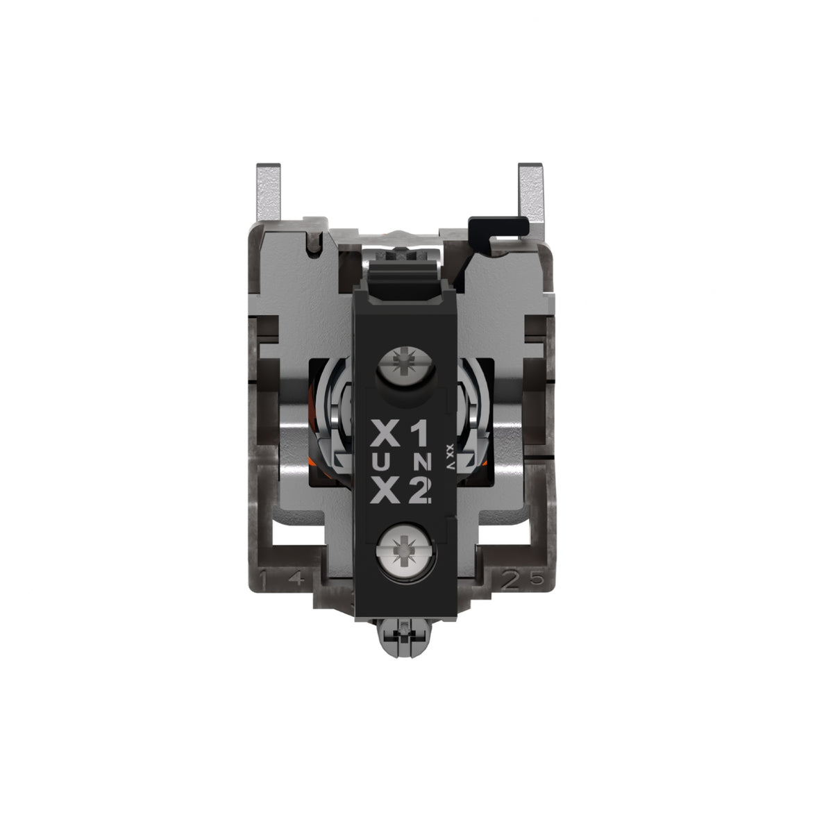 Luz Piloto Redondo Ø 22- IP65-Amarillo-LED Integral-120 V-Terminales Schneider Electric XB4BVG5