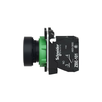 Pulsador Negro Ø 22-Retorno Resorte Nivelado-1 Na Schneider Electric XB5AA21