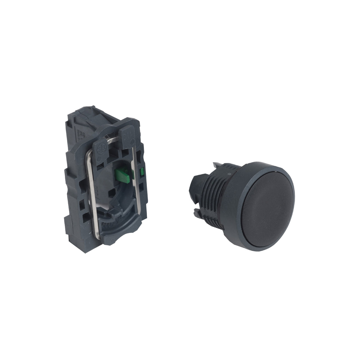 Pulsador Negro Ø 22-Retorno Resorte Nivelado-1 Na Schneider Electric XB5AA21