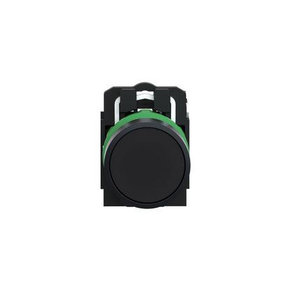 Pulsador Negro Ø 22-Retorno Resorte Nivelado-1 Na Schneider Electric XB5AA21
