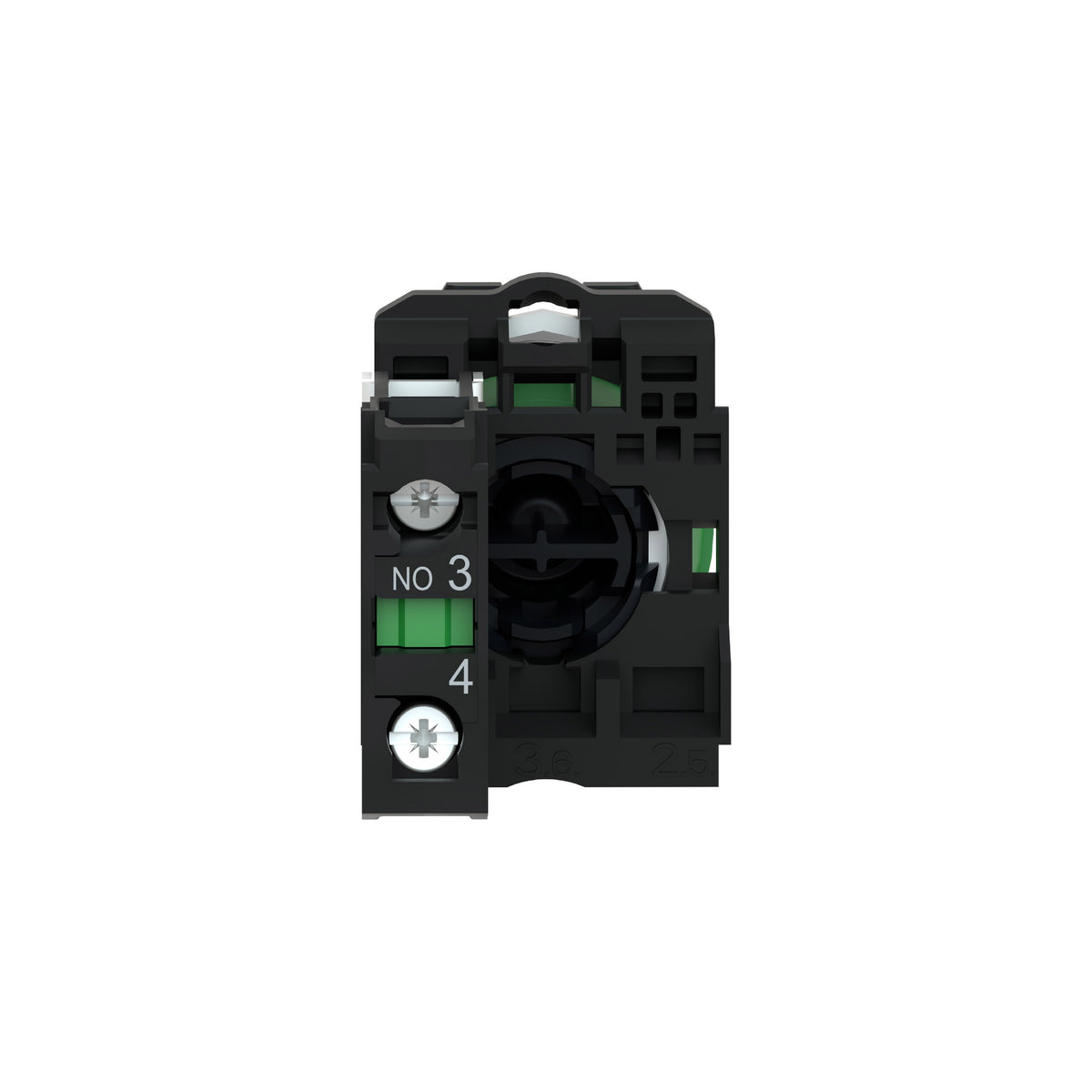 Pulsador Verde 22 mm Retorno Resorte Nivelado 1 NA Schneider Electric XB5AA31