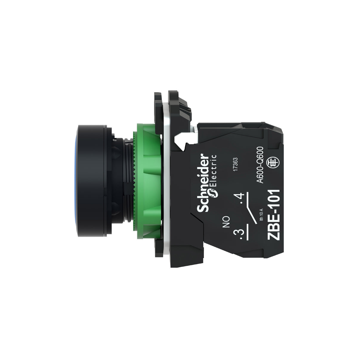 Pulsador Azul Ø 22-Retorno Resorte Nivelado-1 Na Schneider Electric XB5AA61