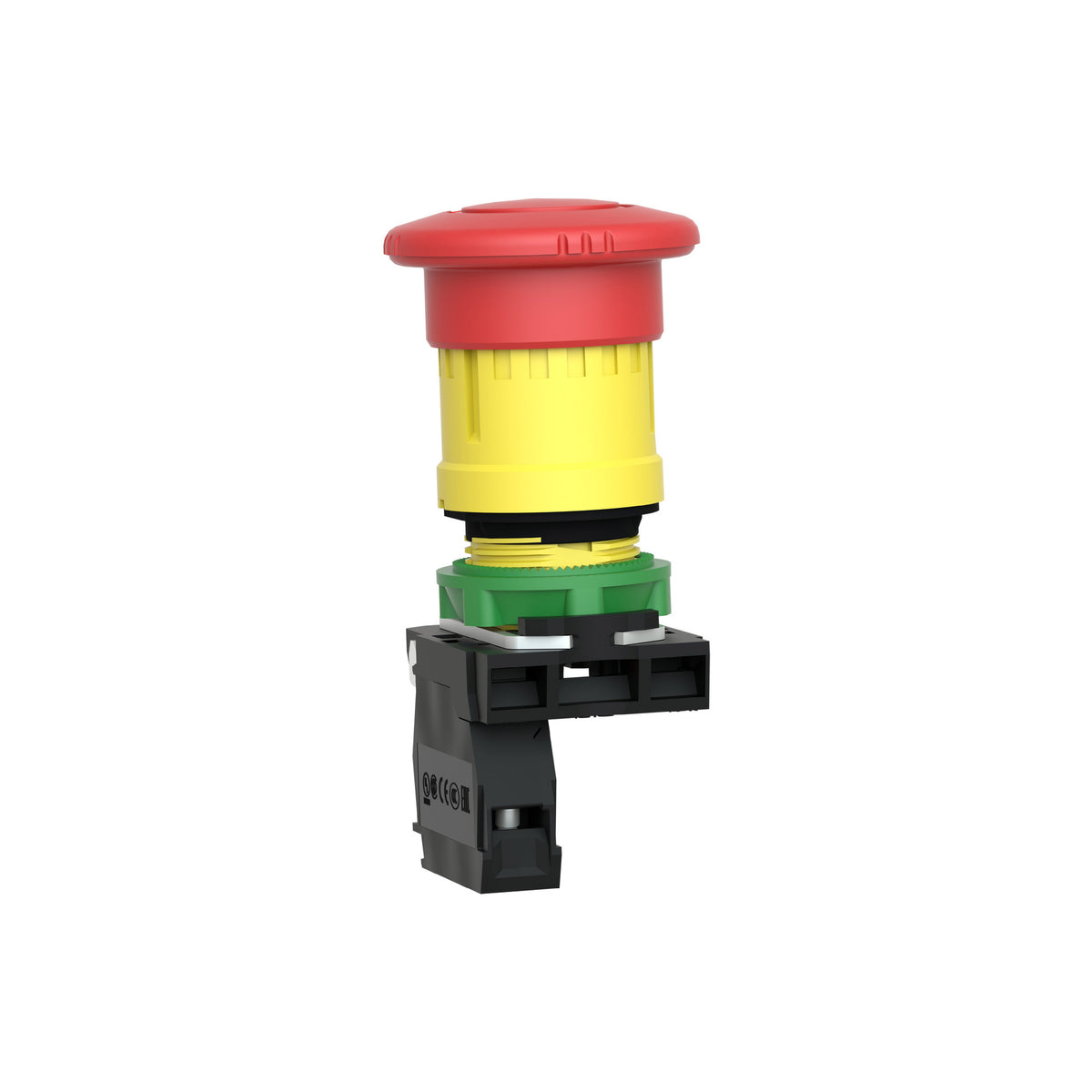 Red Ø40 Emergency Stop, Switching Off Pushbutton Ø22 Latching Turn Relevador Ase 1NC Schneider Electric XB5AS8442