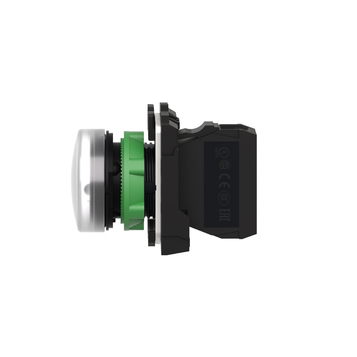 Piloto Luminoso Redondo Ø 22- IP65-Blanco-LED Integral-24 V-Terminales Schneider Electric XB5AVB1