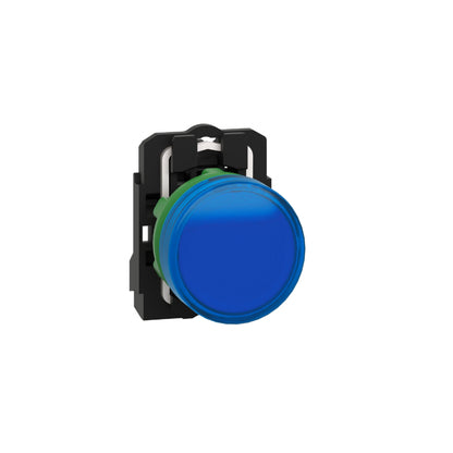 Piloto Luminoso Redondo Ø 22- IP65-Azul-LED Integral-120 V-Terminales Schneider Electric XB5AVG6