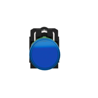 Piloto Luminoso Redondo Ø 22- IP65-Azul-LED Integral-120 V-Terminales Schneider Electric XB5AVG6
