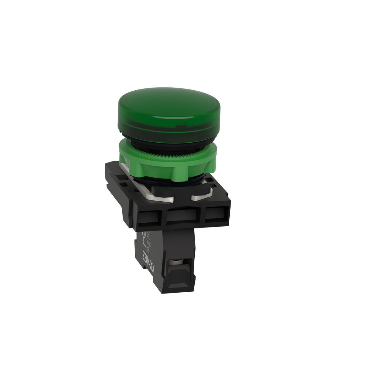 Piloto Luminoso Redondo Ø 22- IP65-Verde-LED Integral-240 V-Terminales Schneider Electric XB5AVM3