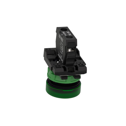 Piloto Luminoso Redondo Ø 22- IP65-Verde-LED Integral-240 V-Terminales Schneider Electric XB5AVM3