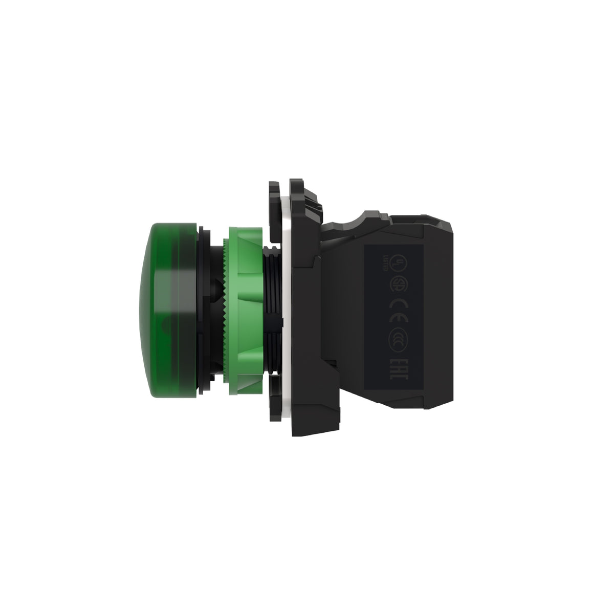 Piloto Luminoso Redondo Ø 22- IP65-Verde-LED Integral-240 V-Terminales Schneider Electric XB5AVM3