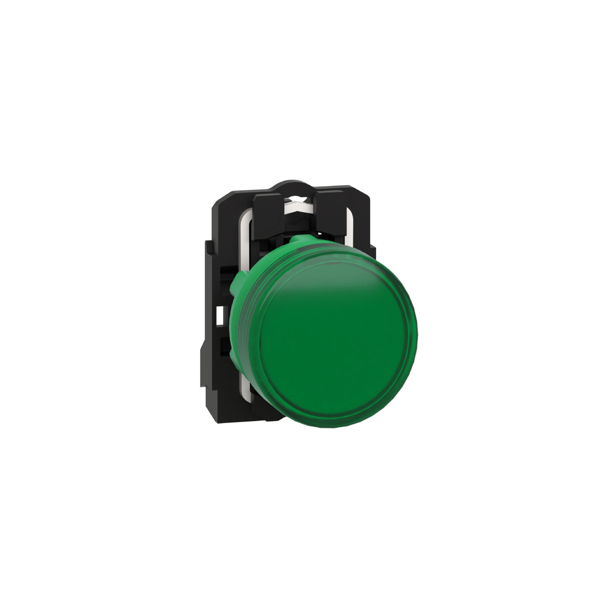 Piloto Luminoso Redondo Ø 22- IP65-Verde-LED Integral-240 V-Terminales Schneider Electric XB5AVM3