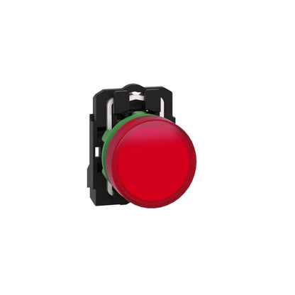 Piloto Luminoso Redondo Ø 22- IP65-Rojo-LED Integral-240 V-Terminales Schneider Electric XB5AVM4