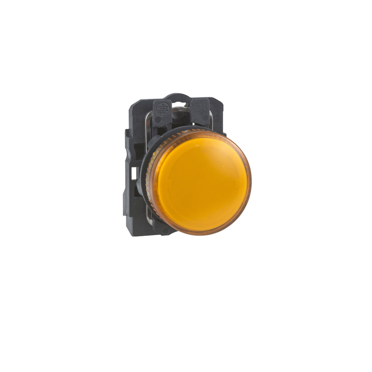 Luz Piloto Redondo Ø 22- IP65-Amarillo-LED Integral-240 V-Terminales Schneider Electric XB5AVM5