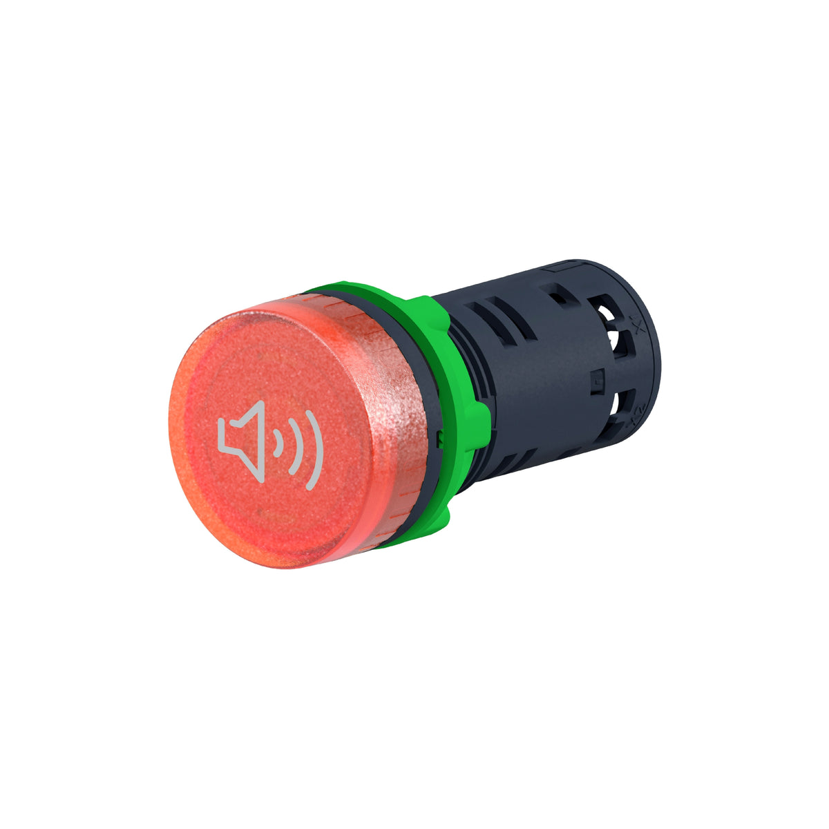 Illuminated Buzzer, Plastic, Red, Ø22, Continuous Or Intermittent Tone, 110...120 V AC Schneider Electric XB5KS2G4