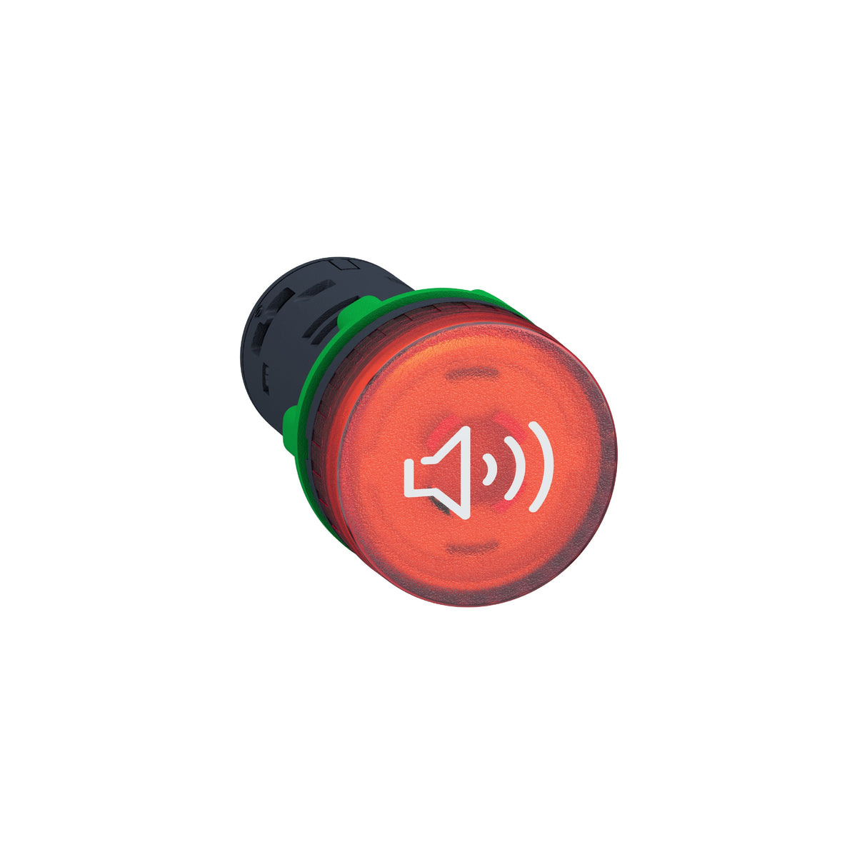 Illuminated Buzzer, Plastic, Red, Ø22, Continuous Or Intermittent Tone, 110...120 V AC Schneider Electric XB5KS2G4