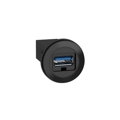 Panel Mounted Usb 3.0 Port, Plastic, Ø22, For Usb Interface Jack Type a Schneider Electric XB5PUSB3