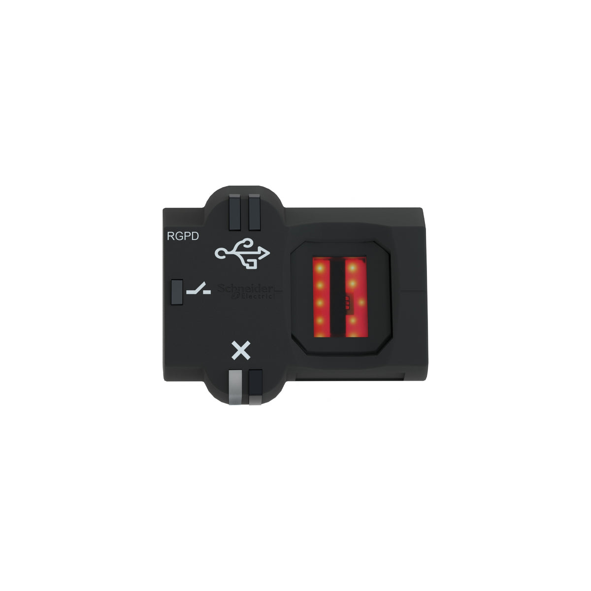 Biometric Switch Monostable Rgpd, Plastic, Ø22, Connection By 2M Cable, 24 V AC/DC Schneider Electric XB5S7B2L2