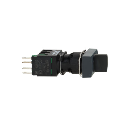 Selector Negro Ø 16 Mango de 2 Posiciones-1 Na Schneider Electric XB6DD221B