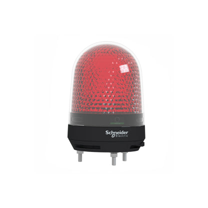 Rotating Beacon, 100 MM, Red, With Buzzer 70…90 Db, 100...230 V AC Schneider Electric XVR3M04S