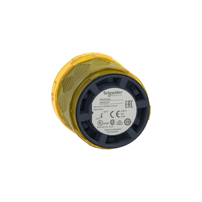 Ø 60 MM Illuminated LED Unit-Steady-Yellow-IP65-24 V AC/DC ((*)) Schneider Electric XVUC28