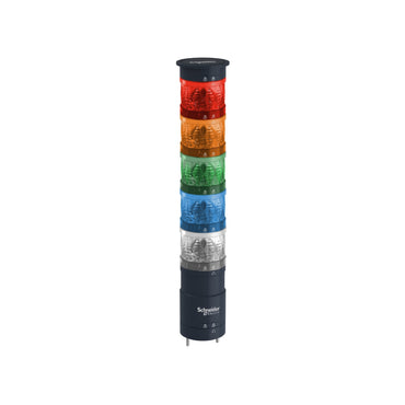 Ø60 mm LED Unit-Steady/Flash/Rotate, Multicolor Unit, IP65,24 VCA/DC ((*)) Schneider Electric XVUC29